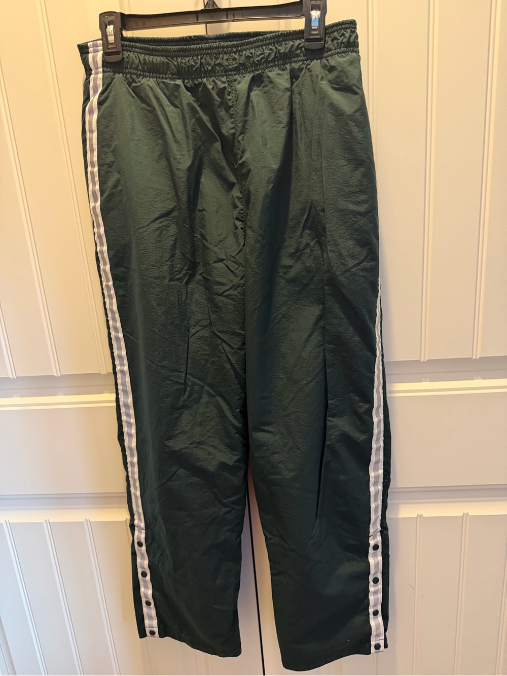 Champs Green Men's Snap-Stripe Joggers